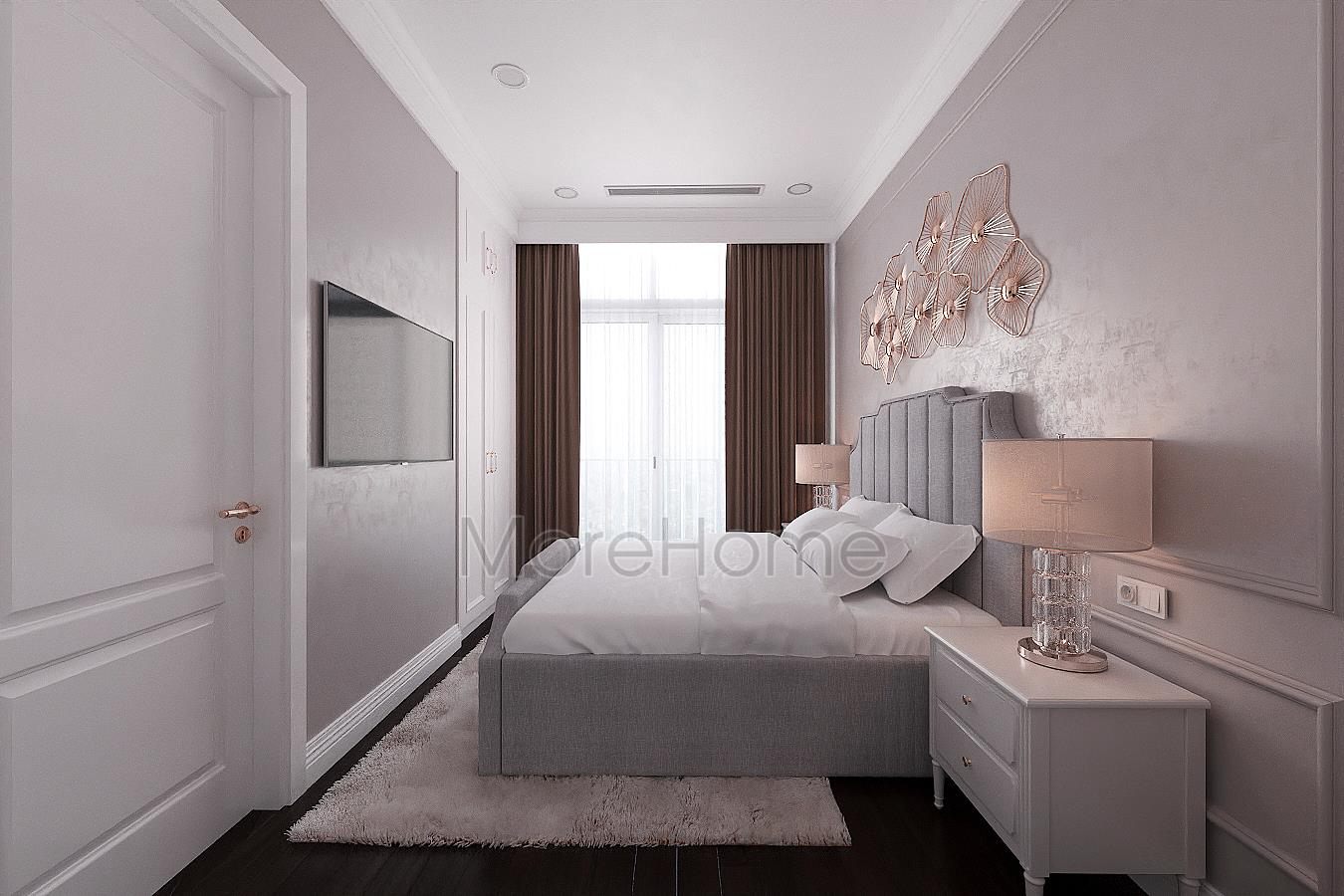 Thiết kế nội thất phòng ngủ cho căn hộ Pentshouse Keangnam 